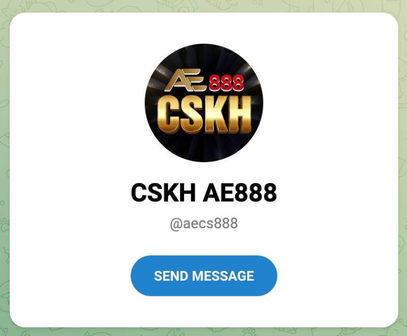 Liên Hệ 2 Telegram AE888 – Riêng tư, bảo mật, nhanh chóng