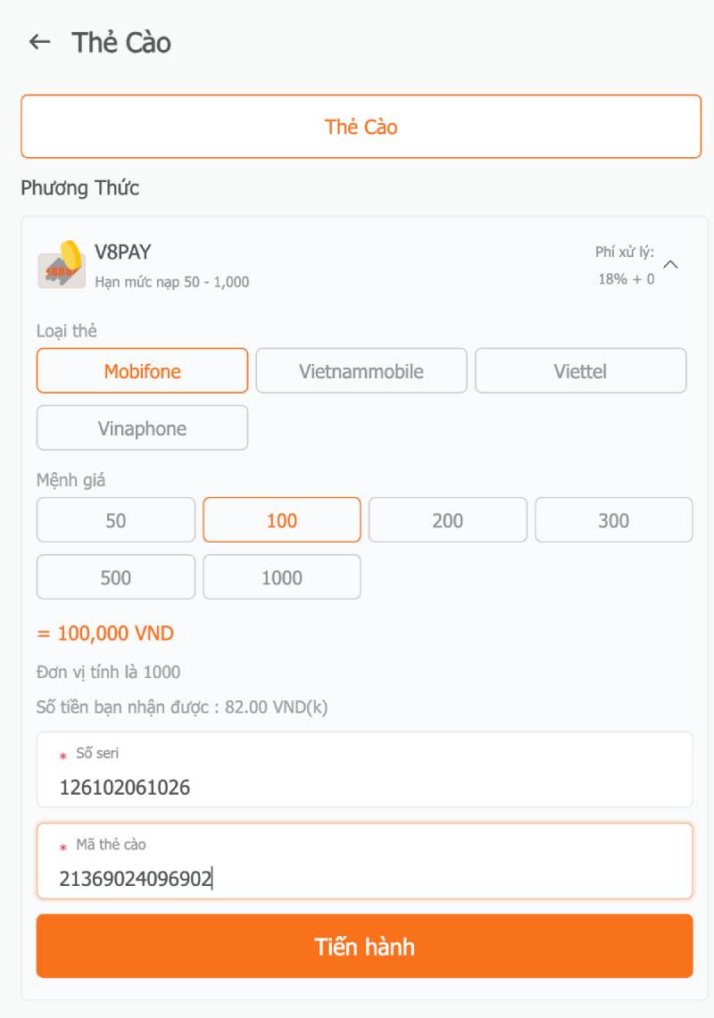 Hướng Dẫn Nạp Tiền Ae888 - Các Phương Thức Nạp An Toàn 5 Thẻ cào điện thoại – Dễ sử dụng, không cần tài khoản ngân hàng