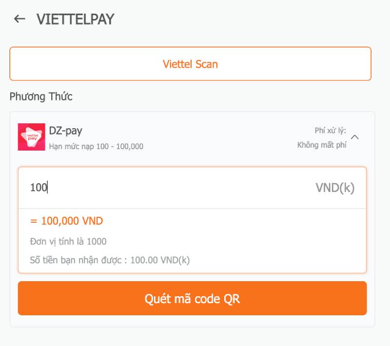 Hướng Dẫn Nạp Tiền Ae888 - Các Phương Thức Nạp An Toàn 6 ViettelPay – Nạp nhanh, an toàn cho thuê bao Viettel
